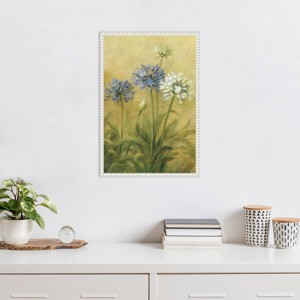 Amanti Art Agapanthus Flowers III by Danhui Nai Framed Wall Art Print - 1 of 4