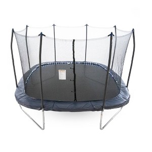 Skywalker Trampolines 13' Square Trampoline with Lighted Spring Pad - Navy - 1 of 4