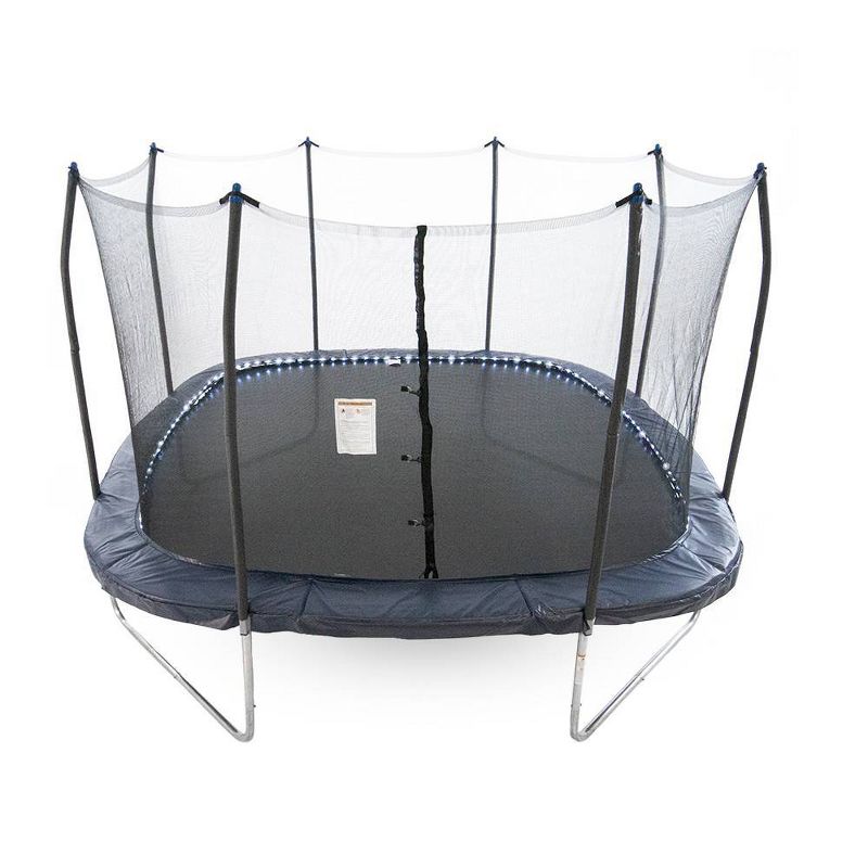 Skywalker Trampolines 13&#39; Square Trampoline with Lighted Spring Pad - Navy, 1 of 7
