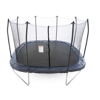 Skywalker Trampolines 13' Square Trampoline with Lighted Spring Pad - Navy