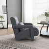 Maliang Modern Upholstered Accent Chair with Back Pillow - 4 of 4