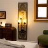 Vintage Wall Sconce with Ornate Design, Height 47.24", Width 7.48", Rustic Decorative Wall Piece, 1pc - 4 of 4