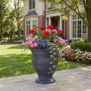 Christopher Knight Home Hydros Modern Outdoor Lightweight Concrete Planter  : Target