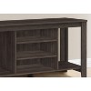 Monarch Specialties Tv Stand 48 Inch Console Media Entertainment Center Storage Shelves Living Room Bedroom Laminate Brown Contemporary Modern - 3 of 4