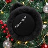 FAAYFIAN Faux Fur Earmuffs for Women Winter Foldable Warm Ear Muffs Soft Fuzzy Plush Ear Warmers - 4 of 4