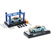 1971 Nissan Skyline GT-R RHD #15 "Gulf Oil" Light Blue and Orange "Auto-Lifts" Series 1/64 Diecast Model Cars by M2 Machines - 3 of 4