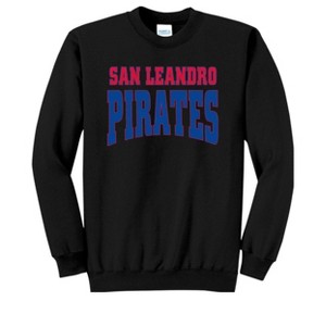 Adult San Leandro High School Pirates Name Classic Fleece Crewneck