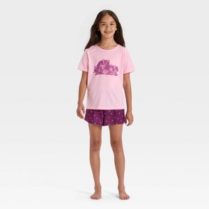 Girls' 2pc Short Sleeve Pajama Set - Cat & Jack™ - 1 of 4