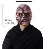Racxily Halloween Party Three-sided Grimace Horror Mask Latex Soft Ghost Festival Simulation Face Headgear - 3 of 4