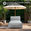 BDELITE Outdoor Bean Bag Bed Lounger Chair for Adults , Foam Water-Resistant for Pool, Patio, Deck-70.9*35.4*31.5 Inch, Gray - 4 of 4