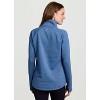 RBX Active Women's Wrap Front Pullover Zip Mock Neck Fleece Sweatshirt with Pockets and Thumbholes - 2 of 4