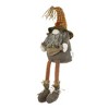 Gulches Series  Red and White Shatterproof Standing Santa with Lantern and Bag Holiday Ornament - 4 of 4