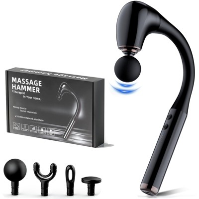 SUGIFT Massage Gun Deep Tissue with Extended Handle Revolutionary U-Shaped Back Massager Body Massager for Neck, Shoulder, Leg