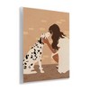 Stupell Industries Girl Hugging Dalmatian Wall Plaque Art - 3 of 4