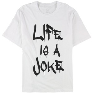 Elevenparis Mens Life Is A Joke Graphic T-Shirt - 1 of 2