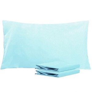 Brushed Microfiber Pillowcases, Super Soft Pillowcases with Envelope Closure - NTBAY - 1 of 4