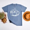 Simply Sage Market Women's Fall Collage Short Sleeve Garment Dyed Tee - 2 of 2