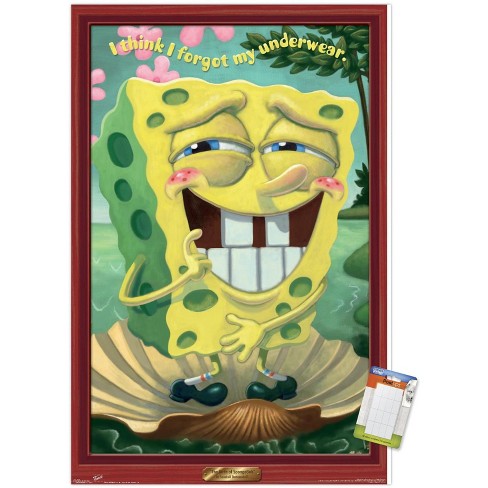 Trends International Nickelodeon Spongebob - Underwear Unframed Wall Poster  Prints : Target