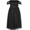 Women's Plus Size Lulu Midi Dress - black | CITY CHIC - 4 of 4