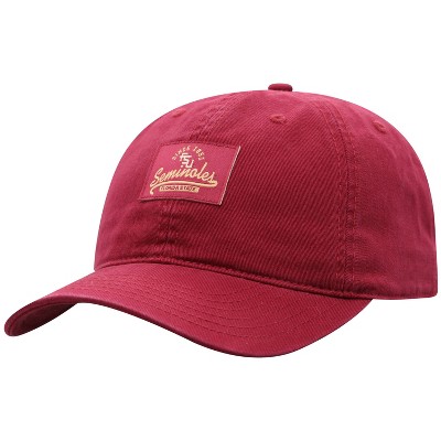 NCAA Florida State Seminoles Men's Dez Garment Washed Canvas Hat