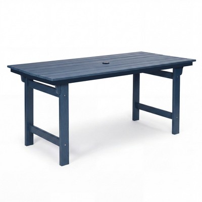 Garvee Outdoor Patio Rectangular Dining Table, 4-6 People
