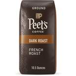 Peet's French Roast Dark Roast Ground Coffee - 10.5oz