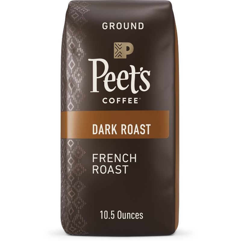Peet&#39;s French Roast Dark Roast Ground Coffee - 10.5oz, 1 of 6