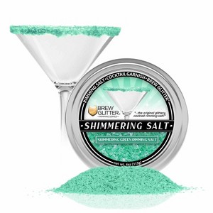 Brew Glitter Colorful Cocktail Rimming Glitter Salt Series (1x 4oz Tin) - 1 of 4