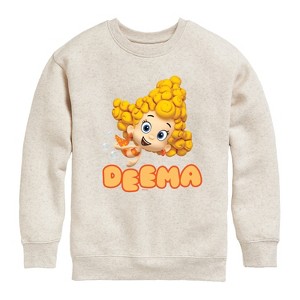 Boys' - Bubble Guppies - Deema Graphic Long Sleeve Fleece Sweatshirt - 1 of 4