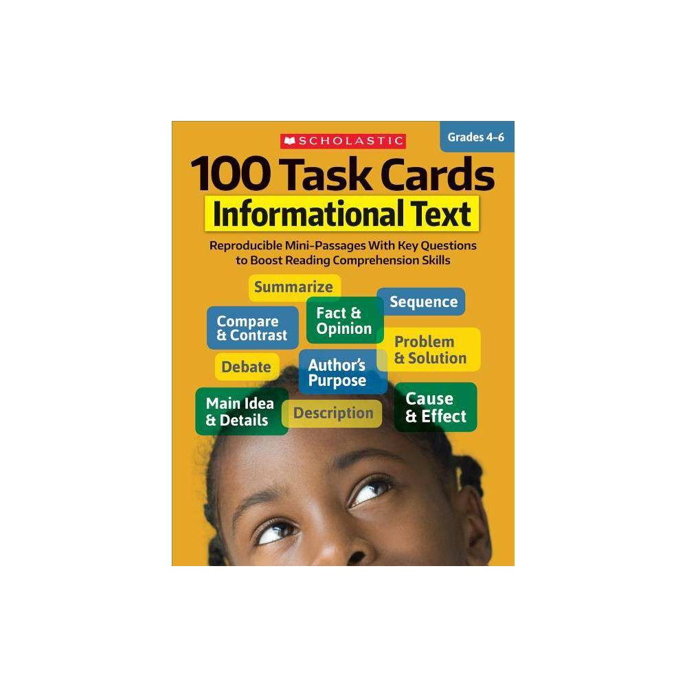 ISBN 9781338112993 product image for 100 Task Cards - by Scholastic Teaching Resources & Scholastic (Paperback) | upcitemdb.com