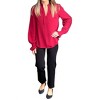 Women's Long Sleeve Essential Blouse - Vine & Love - 4 of 4
