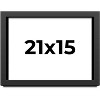 PosterPalooza | Shadow Box 1.5" Depth Black Picture Frame - UV Acrylic, Backing Board, Hanging Hardware - 2 of 4