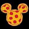 Boy's Disney Mickey Mouse Pizza Silhouette Pull Over Hoodie - 2 of 4