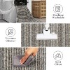 Modern Washable Rug, Foldable Plush-Soft Thin Carpet with Non-Slip Grid Backing, Geometric Print, Stain-Resistant, Easy Clean, Machine-Washable - 4 of 4