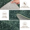 Boho Print Washable Rugs Non Slip Low Pile Vintage Floral Traditional Carpet for Living Room - 4 of 4
