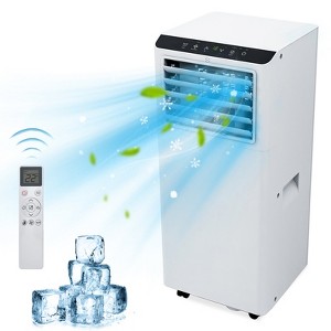 8000 BTU White Portable Air Conditioner, 3 In 1 AC Unit Cooling Up to 350 Sq.Ft,Cooler, Dehumidifier and Fan, Remote, LED Display, Mount Kit - 1 of 4