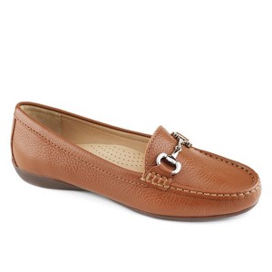 Marc Joseph New York | Womens Leather Slip On Carter Road Buckle Driver Loafers - 1 of 4