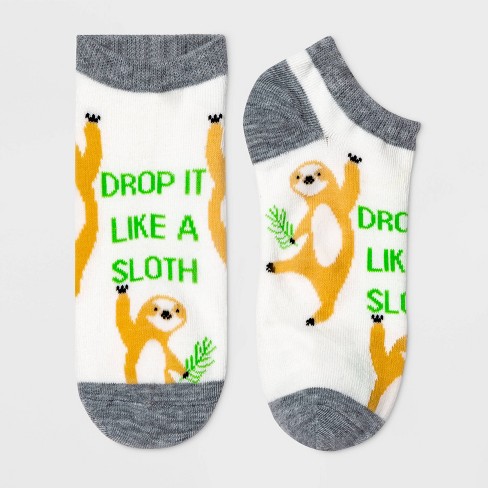 Cute Sloth Socks Fuzzy Sloth Socks Sloth Gift Sloth Socks