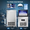 SOZT 14 in Commercial Ice Machine: 100 lb./24H, 20 lb. Storage - Freestanding with Dual Water Inlet & Stainless Steel - 4 of 4