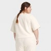 Women's Leisure Studio Short Sleeve Fleece Top - Universal Thread™ - 2 of 3