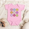 The Juniper Shop Colorful Smiley Face Distressed Baby Bodysuit - 2 of 2
