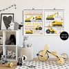 Stupell Industries Construction Zone Trucks & Phrases 2pc Framed Giclee Art Set - 3 of 4