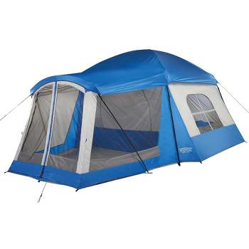 11 Person Cabin Tent with Screen Room 17' x 12'  Family tent camping, Tent  glamping, Cabin tent