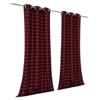 Plaid Printed Curtain - Decorative Window Drapes for Living Room, Bedroom & Kitchen. Lightweight, Easy to Hang & Adds Timeless Style to Any Space - 4 of 4