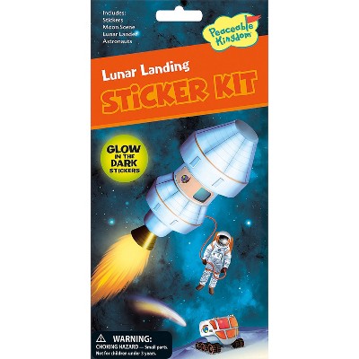 MindWare Lunar Landing Quick Sticker Kit - Stickers - 7 Pieces