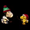 Northlight Lighted Snoopy and Woodstock Play Hockey Outdoor Christmas Decoration - 28" - 3 of 4