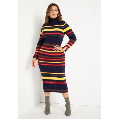 Plus size outlet turtleneck sweater dress