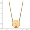 Black Bow Jewelry 14k Yellow Gold Plated Sterling Silver Alpha Phi Greek Life Necklace 18 Inch - 3 of 4