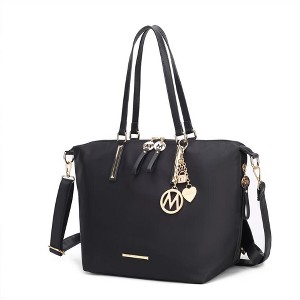 MKF Collection Layla Solid Tote Bag Convertible Backpack by Mia k - 1 of 4
