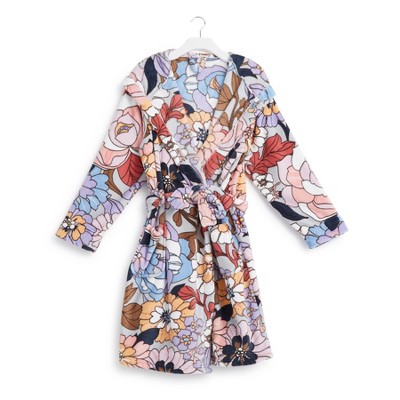 Image of Vera Bradley Women's Outlet Fleece Robe Aloha Blooms